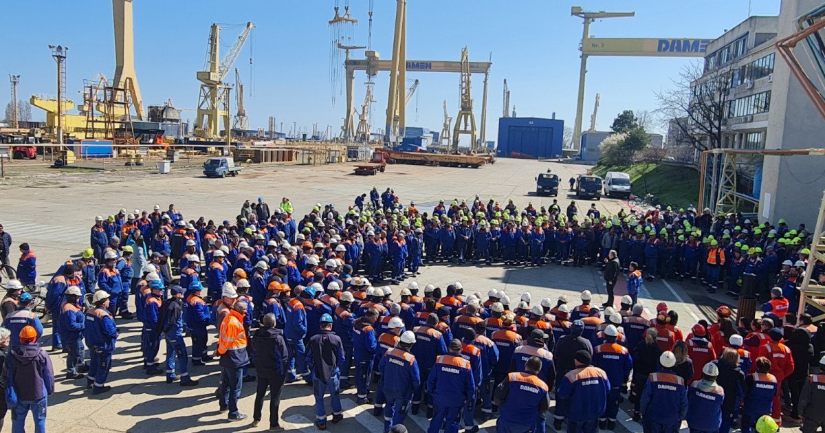 Ajutoare de 5.000 de lei pentru angajații Șantierului Naval Mangalia: Când intră banii