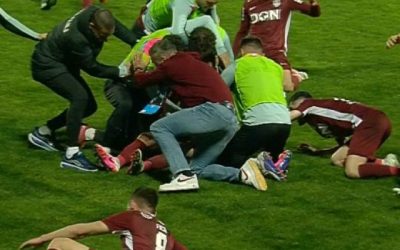 Pancu, furios pe finalul meciului: Ce gest a făcut antrenorul la Argeș-CFR Cluj