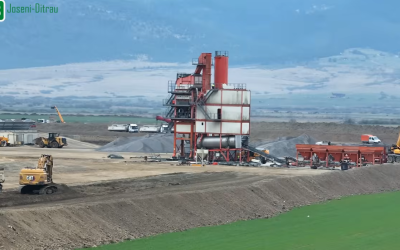 A8: Cum arată șantierul celui mai nou constructor român de autostrăzi