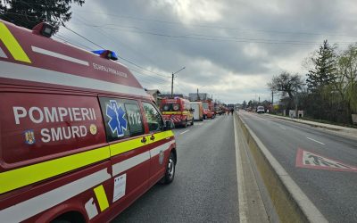 Blocaj total la Jilava: Un camion a blocat A0, combustibil pe carosabil