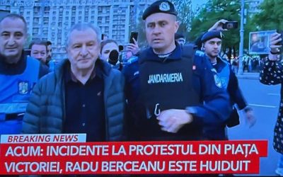 Berceanu, gonit de la mitingul pro-Bolojan din Piața Victoriei