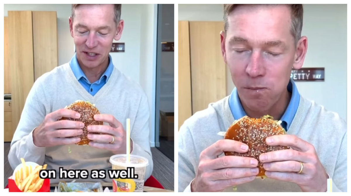 Șeful McDonald’s, ridiculizat: Nici măcar nu a gustat din burger!