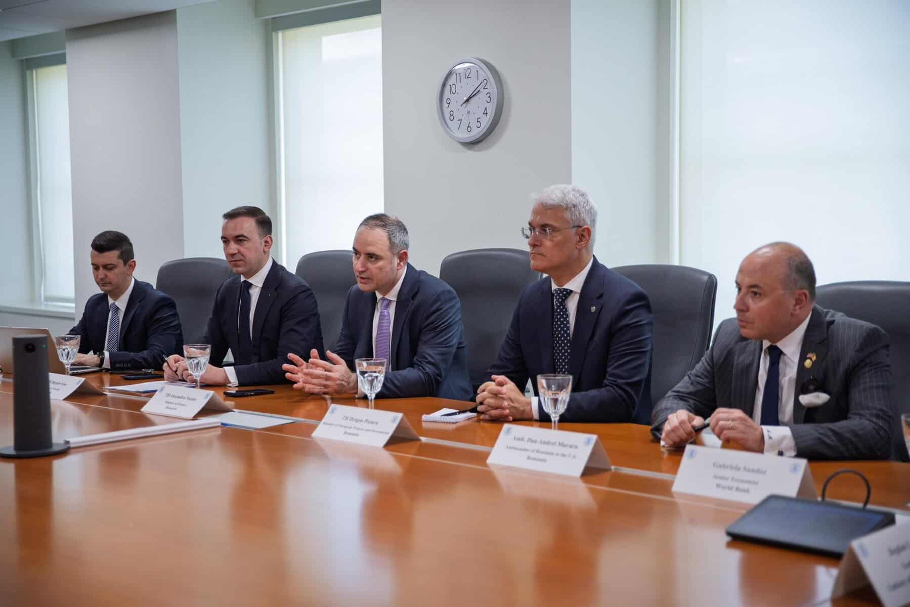 Miniștrii români la Washington: Parteneriat cu Exim Bank US pentru investiții strategice