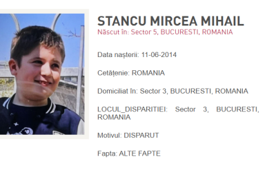 București: Copilul de 11 ani dispărut în Sectorul 3 a fost găsit