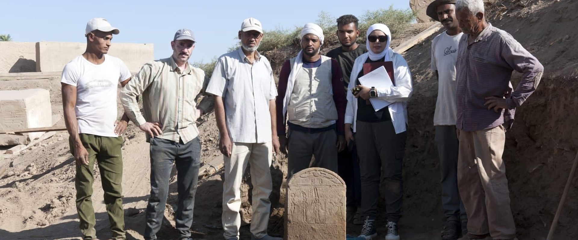 Monument inedit: Împărat roman, faraon la Luxor