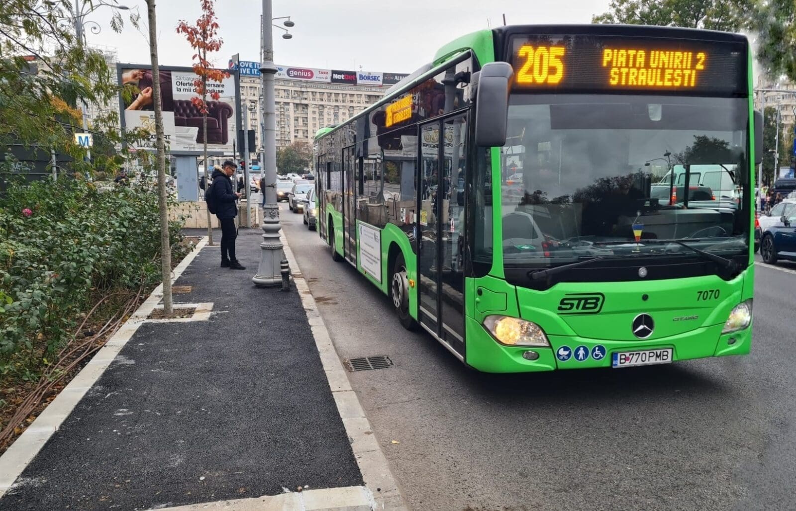 Start nou pentru 205: Bucureștiul are stație nouă, din această săptămână
