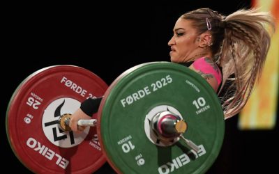 Mihaela Cambei, spectacol pe VOYO: AUR continental la smuls! E lider și la aruncat!