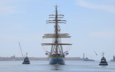 Marina română trimite nava școală Mircea într-un marș internațional de 5 luni