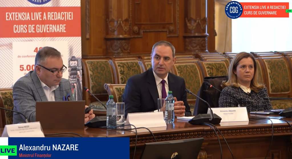 Bugetul României: Deficit de 1% din PIB în T1, anunță ministrul Finanțelor la CDG!