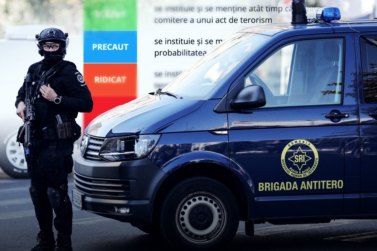Alertă teroristă în România: SRI anunță cod „albastru-precaut”. Ce presupune