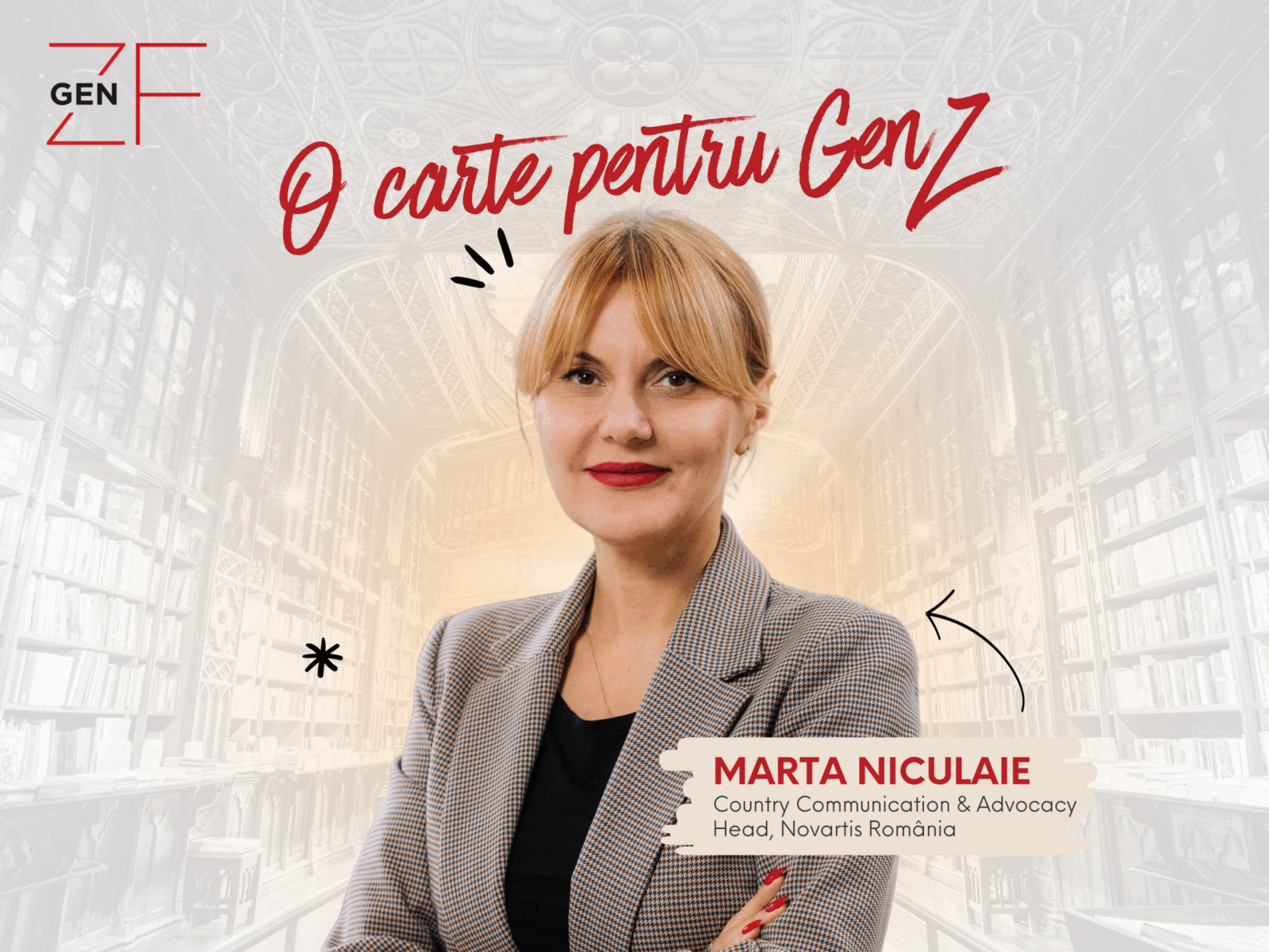 Marta Niculaie, șefa Novartis: Ce carte o inspiră în România