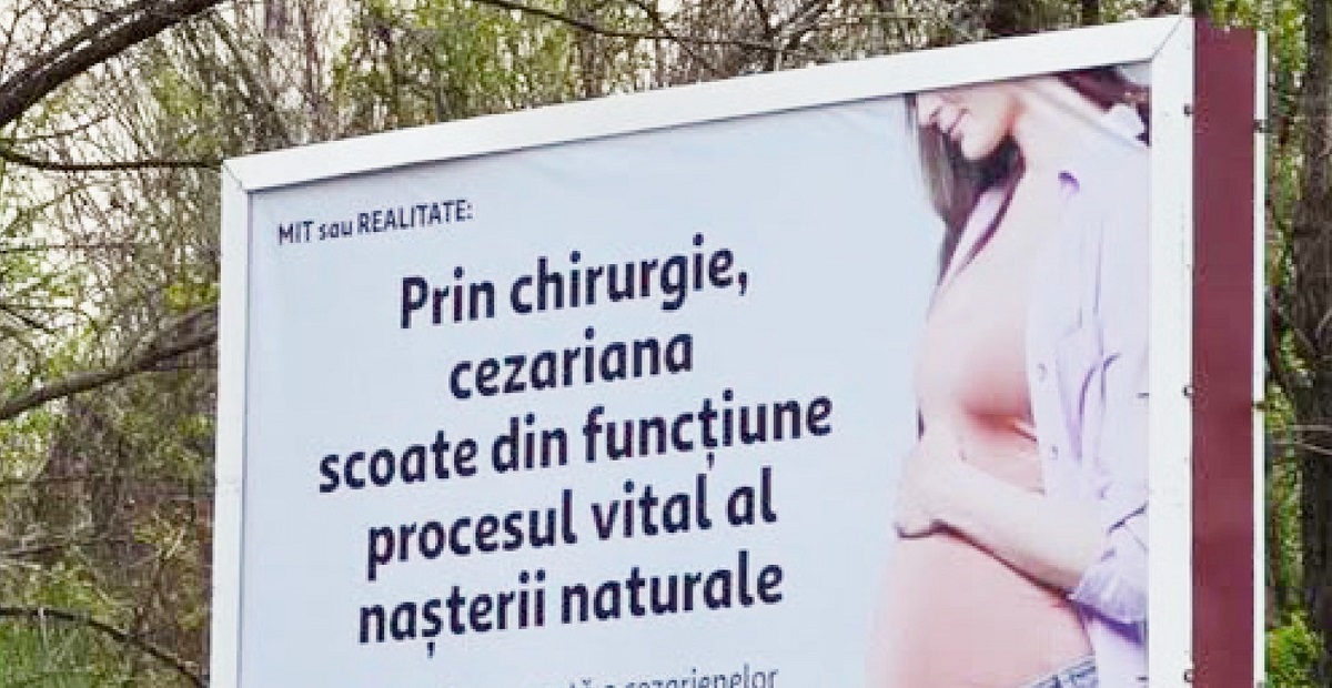 Diana buzoianu, scandal cu panourile despre cezariană: Merge la protecția consumatorilor și primării