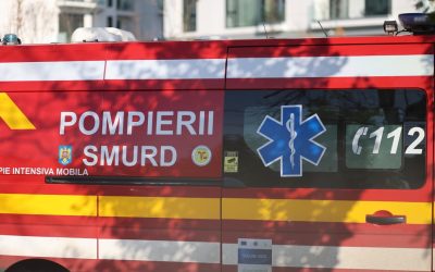 Incendiu puternic într-un bloc din Florești: 22 de persoane, evacuate