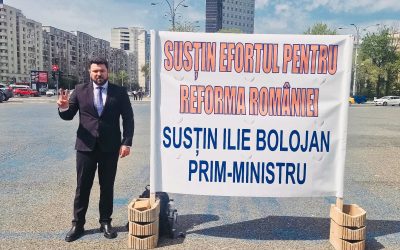 Primarul din Rădăuți, Loghin, la București pentru a-l susține pe Bolojan