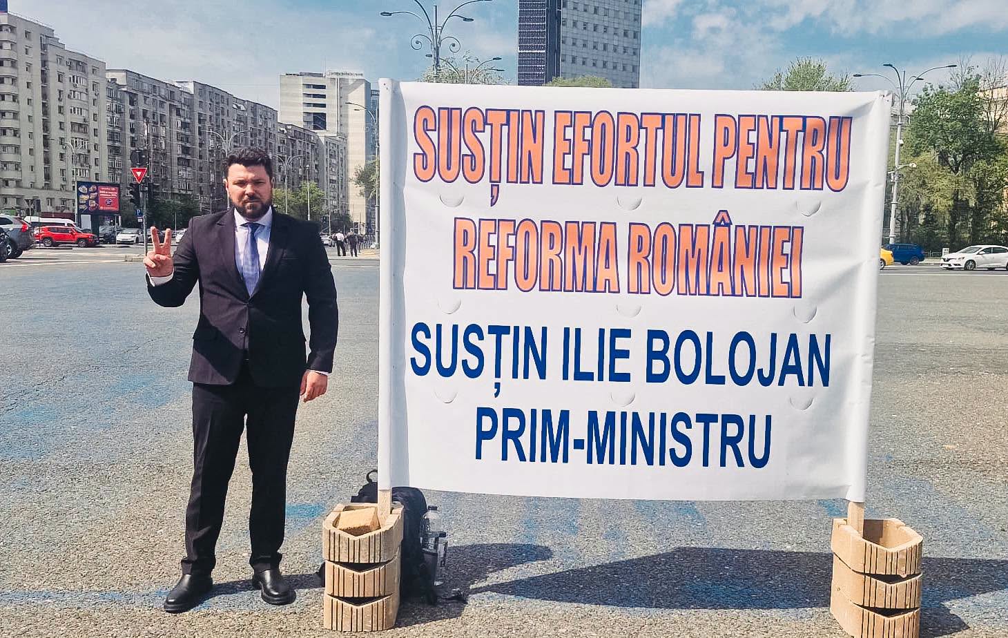 Primarul din Rădăuți, Loghin, la București pentru a-l susține pe Bolojan