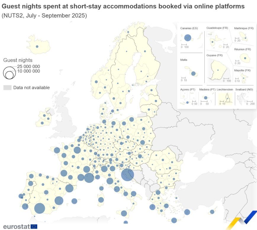 Bulgaria, de 3 ori mai căutată ca România: Croația, pe val, andaluzia, depășită în topul UE
