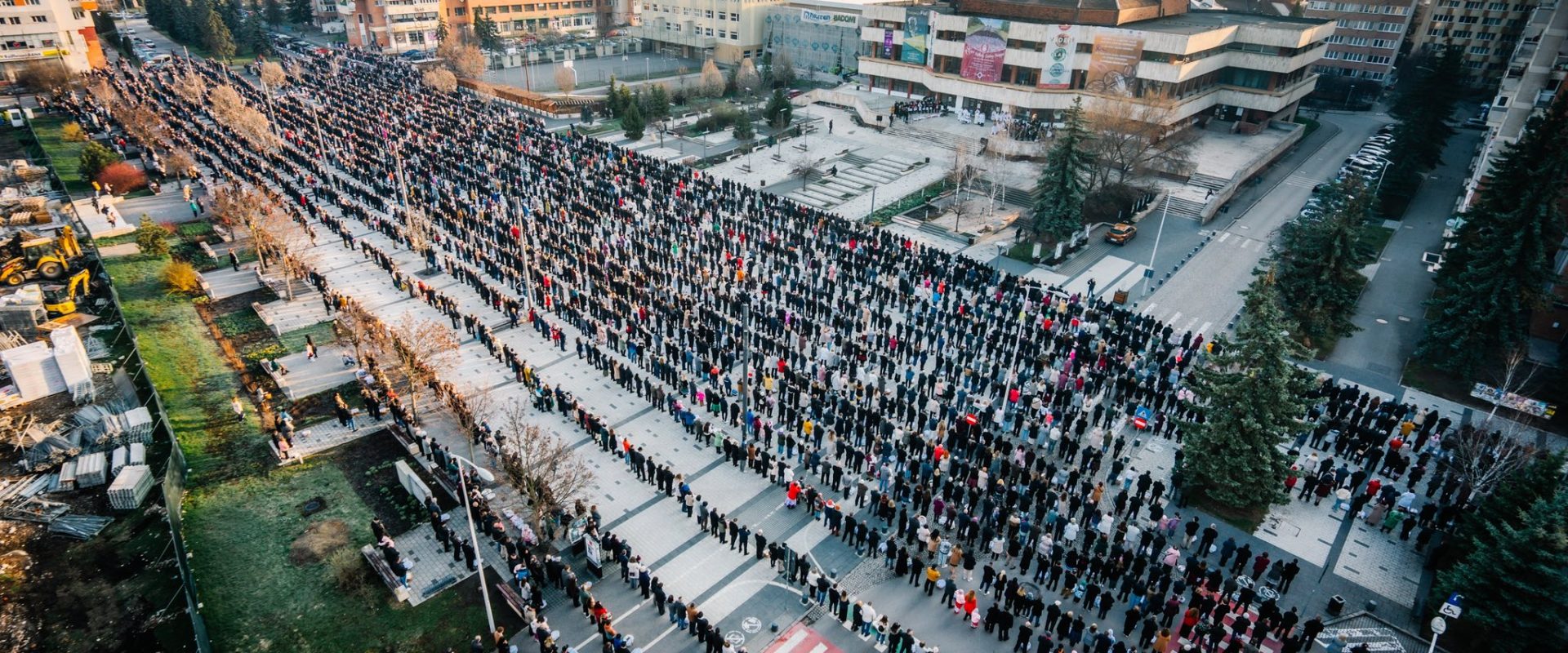 Imagini de Paște la Miercurea Ciuc: Sfințirea bucatelor, un obicei viu