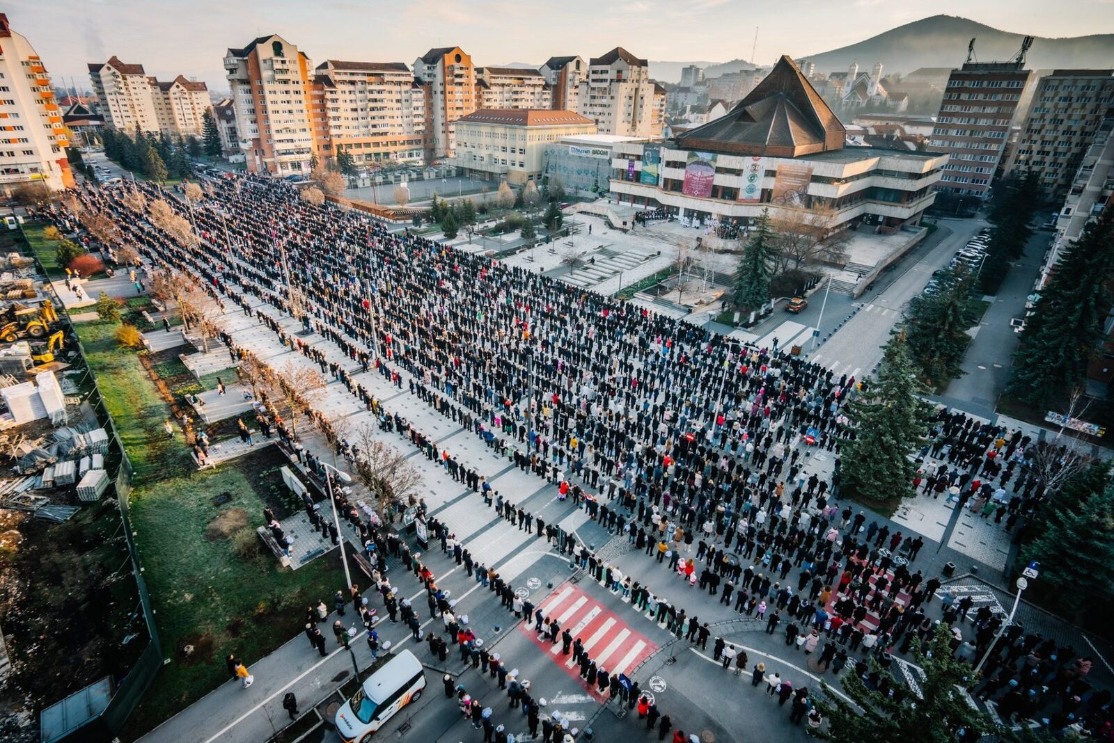 Imagini de Paște la Miercurea Ciuc: Sfințirea bucatelor, un obicei viu