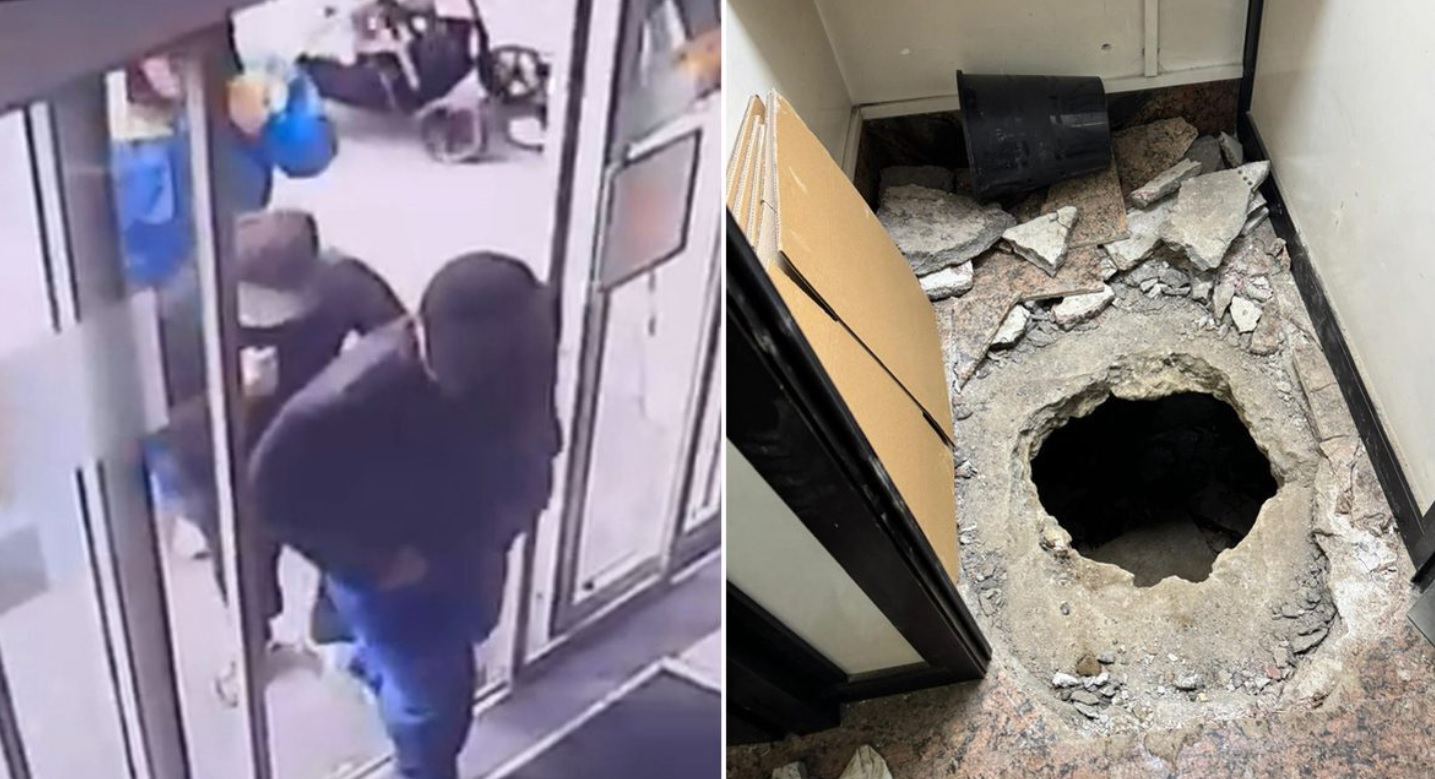 Hoții de la Napoli, jaf ca-n filme: Bancă spartă prin canalizare, fără urmă
