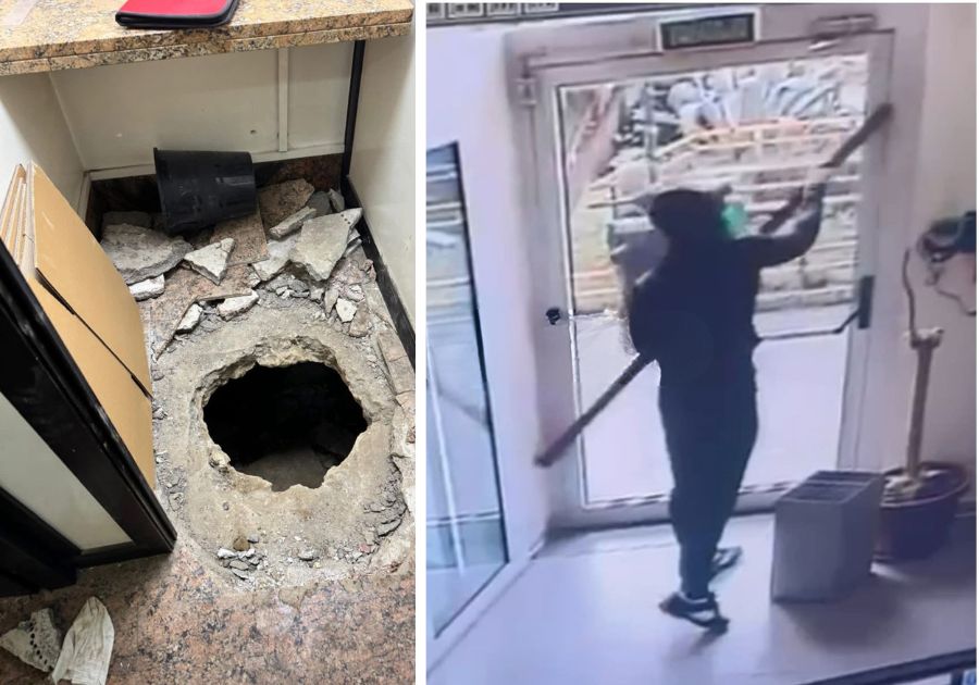 Hoți cu măști și arme de jucărie, jaf ca-n filme la