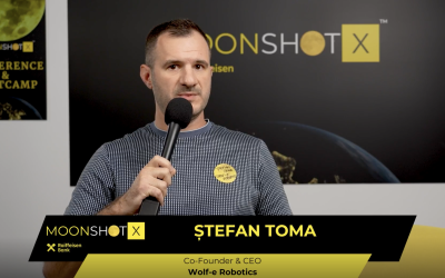 Ștefan Toma (Wolfie Robotics) țintește spațiul: MoonShotX, pasul decisiv