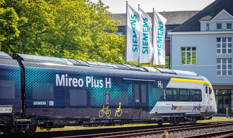 Siemens Mobility, contract de 1,6 mld. Lei pentru 12 trenuri cu hidrogen în România
