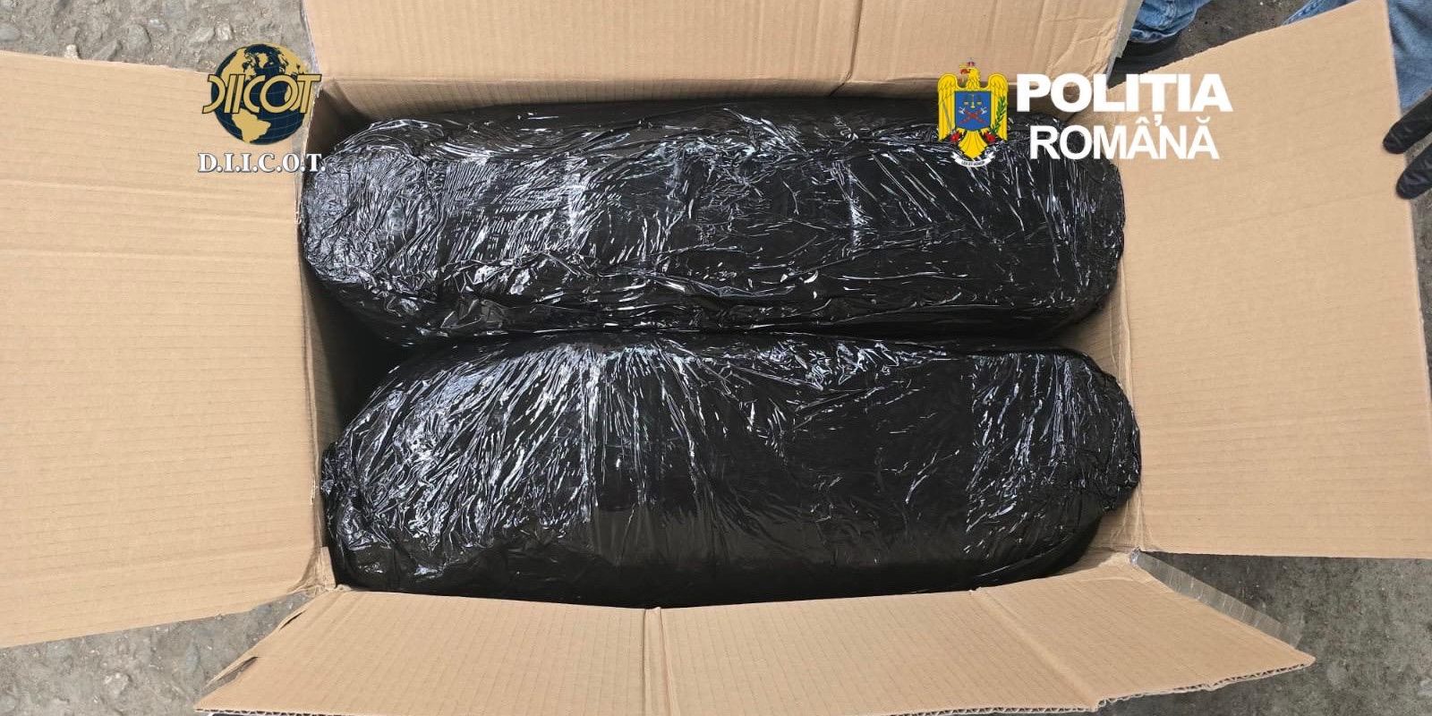 Captură la Târgu Mureș: 13 kg de canabis, aduse din Spania, doi arestați