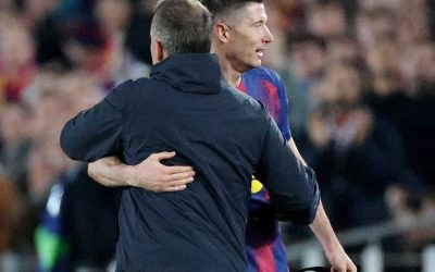 Lewandowski, pe teren la Barcelona: Echipa anunțată pentru duelul din Liga Campionilor