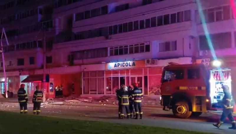 Dronă prăbușită la Galați: Două persoane, asistate medical