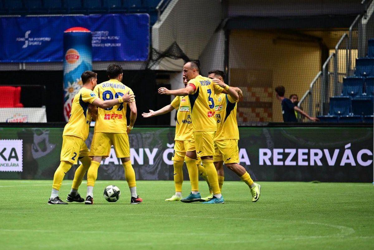 România învinge Anglia la minifotbal și urcă în clasament