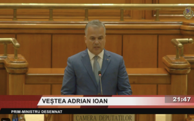 Guvernul Veștea, picat în Parlament: 212 voturi, învestire ratată