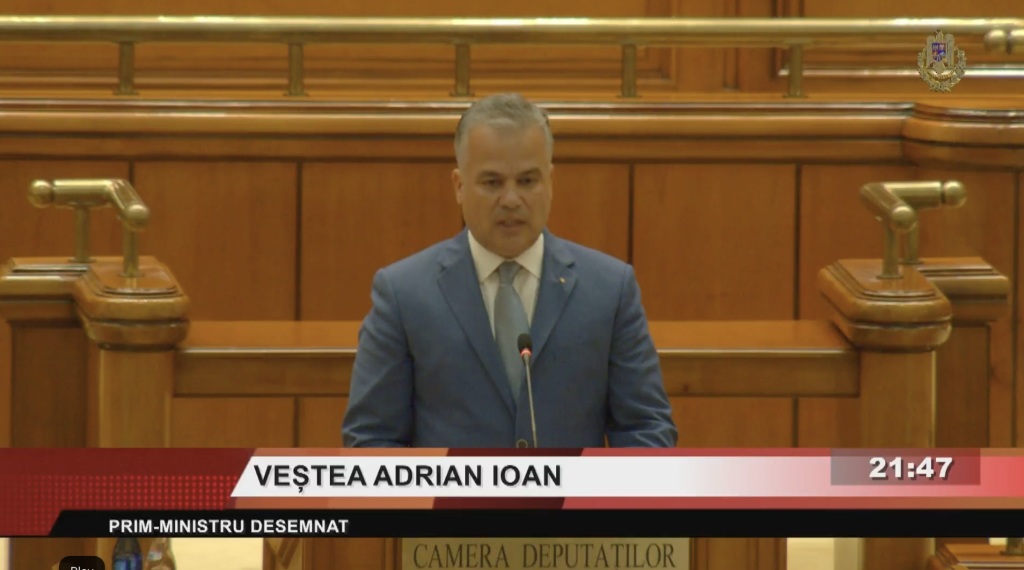 Guvernul Veștea, picat în Parlament: 212 voturi, învestire ratată