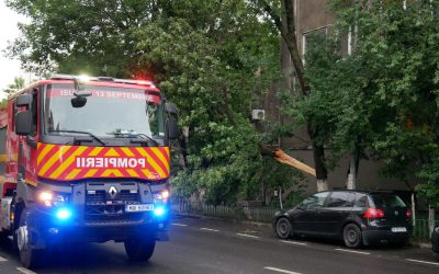 Furtună Violet în București: Un mort în Ilfov, copaci și acoperișuri doborâte