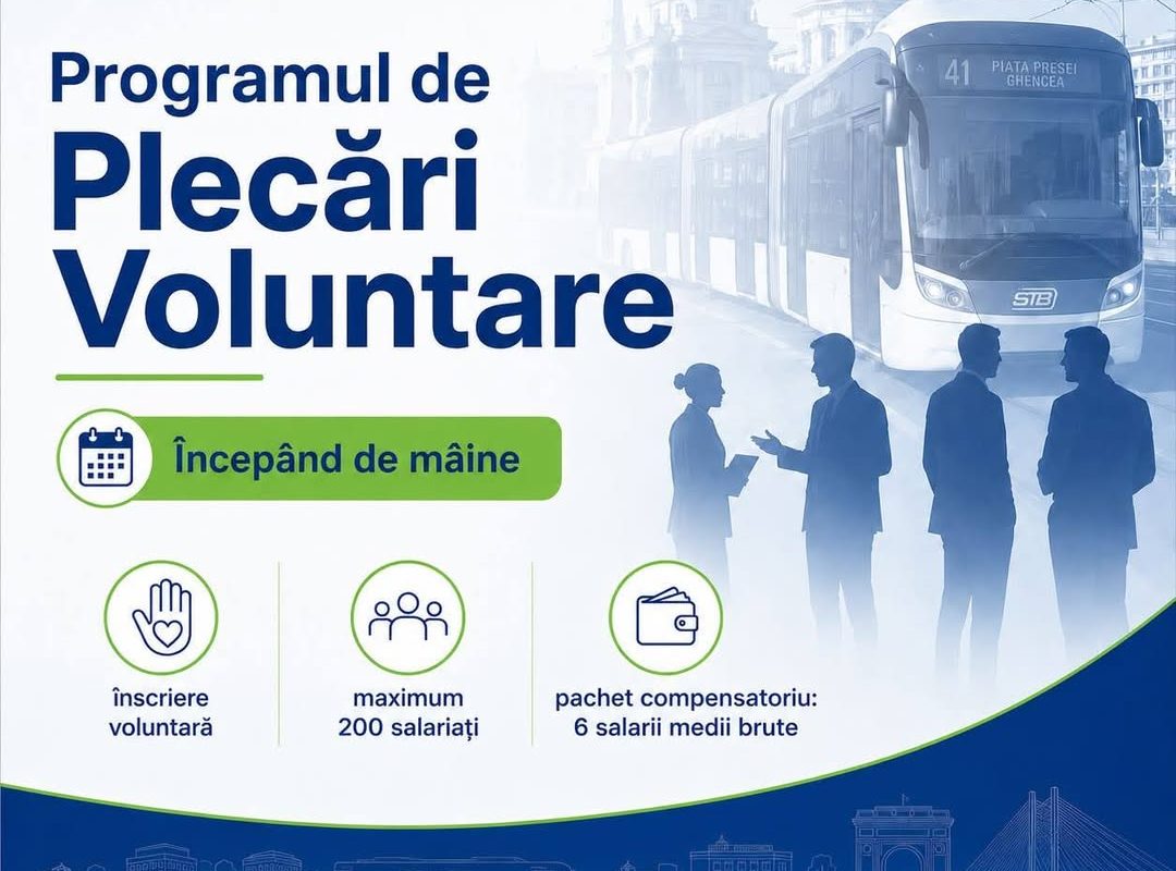 Directorul STB anunță lansarea programului de plecări voluntare