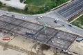 VIDEO Autostrada Bucureștiului A0. A început suprabetonarea pasajului DN3 de pe lotul chinezilor. Când va fi gata
