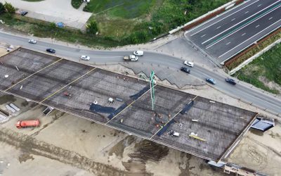 VIDEO Autostrada Bucureștiului A0. A început suprabetonarea pasajului DN3 de pe lotul chinezilor. Când va fi gata