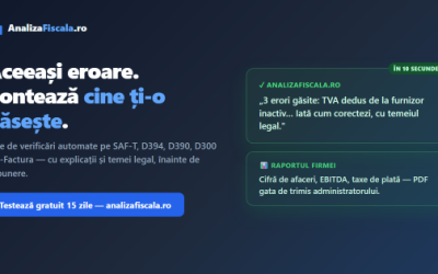 Aplicația românească bate ANAF la verificări SAF-T