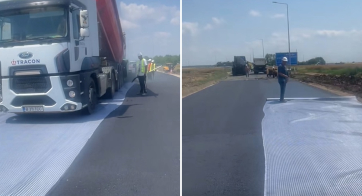 Centura Brănești: Ultimul strat de asfalt, lucrări spre final