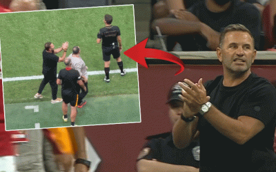 Okan Buruk, roșu în pregătire după ce s-a înfuriat pe arbitru