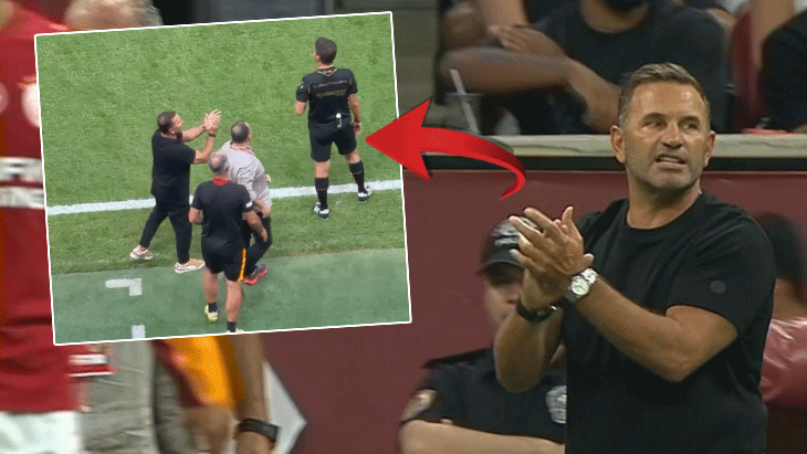 Okan Buruk, roșu în pregătire după ce s-a înfuriat pe arbitru