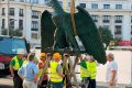 București: Simbolul dispărut revine pe Palatul Universității