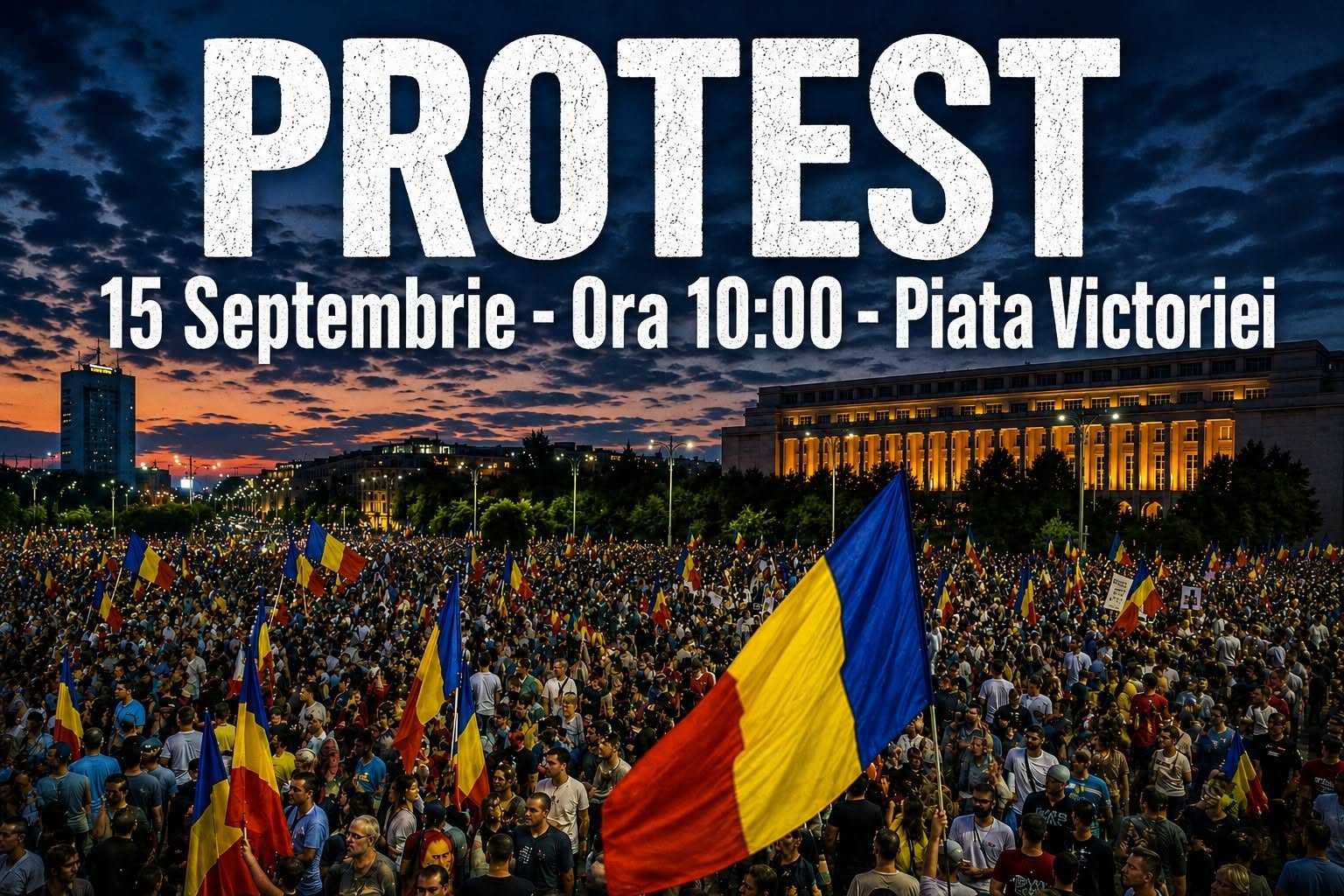 Ciobanii protestează. AUR și suveraniștii preiau manifestația