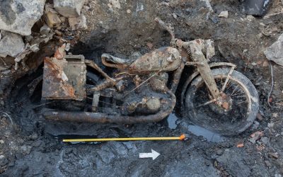 Dunărea SECĂTUITĂ: Epave naziste, muniție și o motocicletă, la iveală
