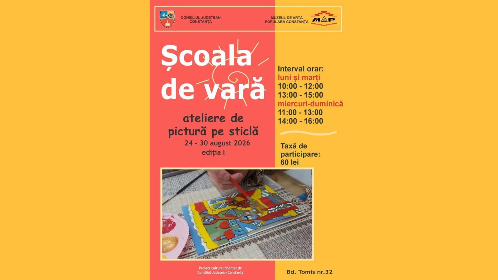 Constanța: Pictură icoane pe sticlă la Muzeul de Artă