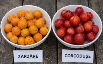 Zarzăre vs. Corcodușe: Diferențe ușor de prins