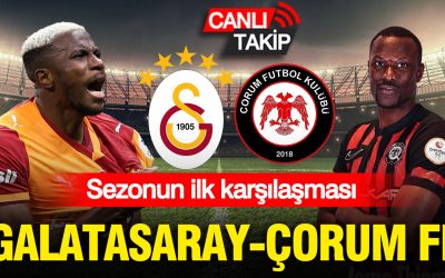 Galatasaray-Çorum FK (Canlı Anlatım)