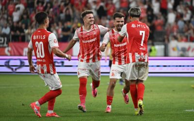 Dinamo, recital de goluri pe Arcul de Triumf. Voluntari, învins la scor