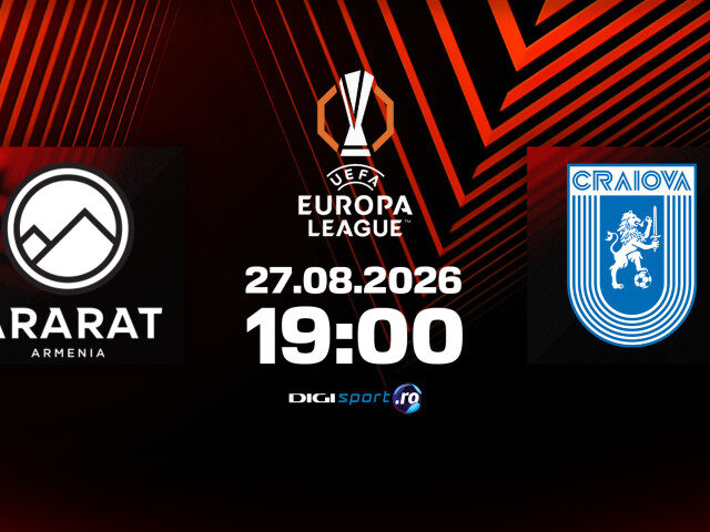 Oltenii în Armenia: Ararat vs. U Craiova, gazonul, joi 19:00