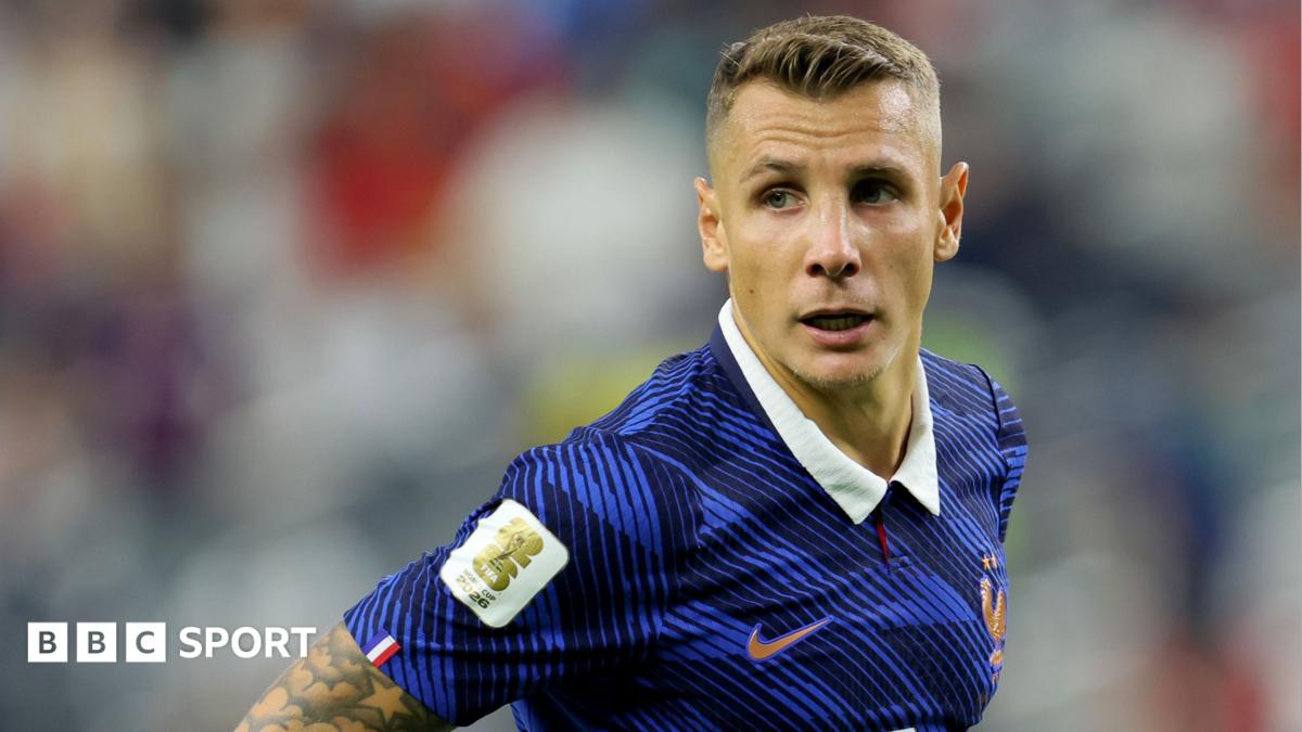 Lucas Digne playing for France