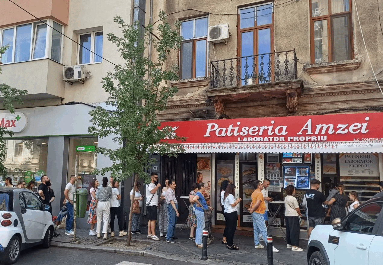 Amzei, dincolo de patiserie: Cine-i în spate